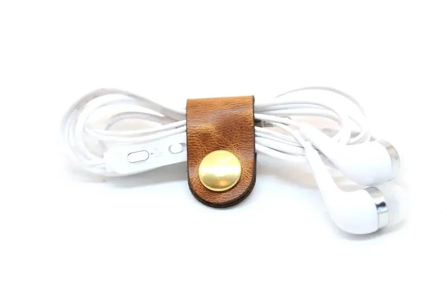 Mini Leather Cord Organizer