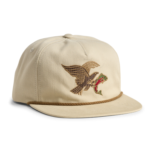 Unstructured Snapback Hats: Osprey Prey: Stone