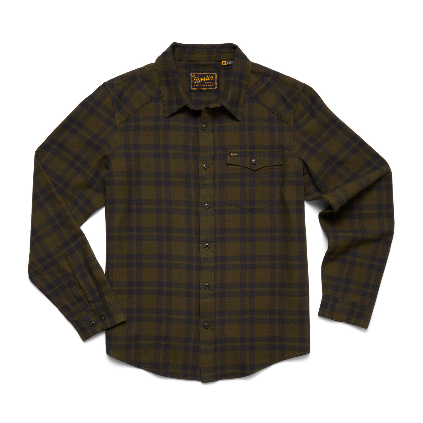 La Grange Lightweight Flannel Cohen Plaid:Dark Olive