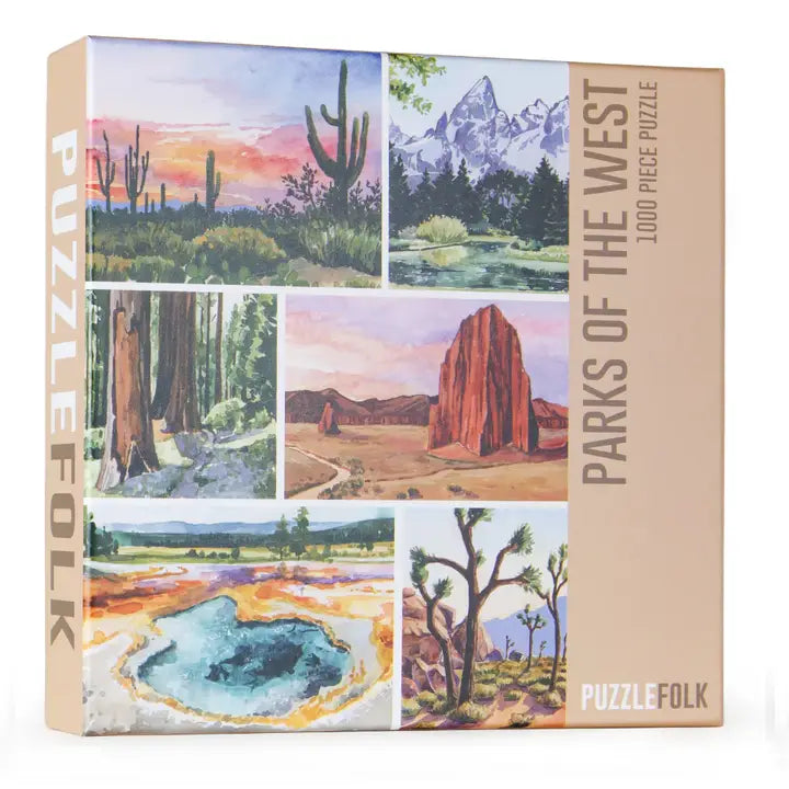 Parks of the West 1000 Piece National Park Puzzle