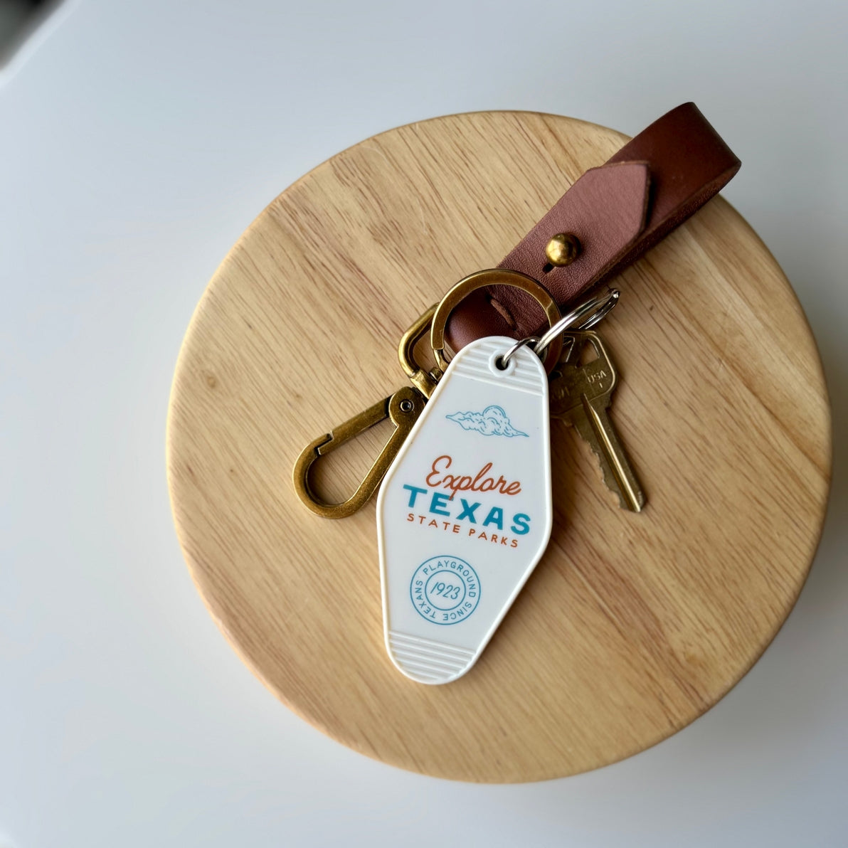 Texas State Parks Keychain