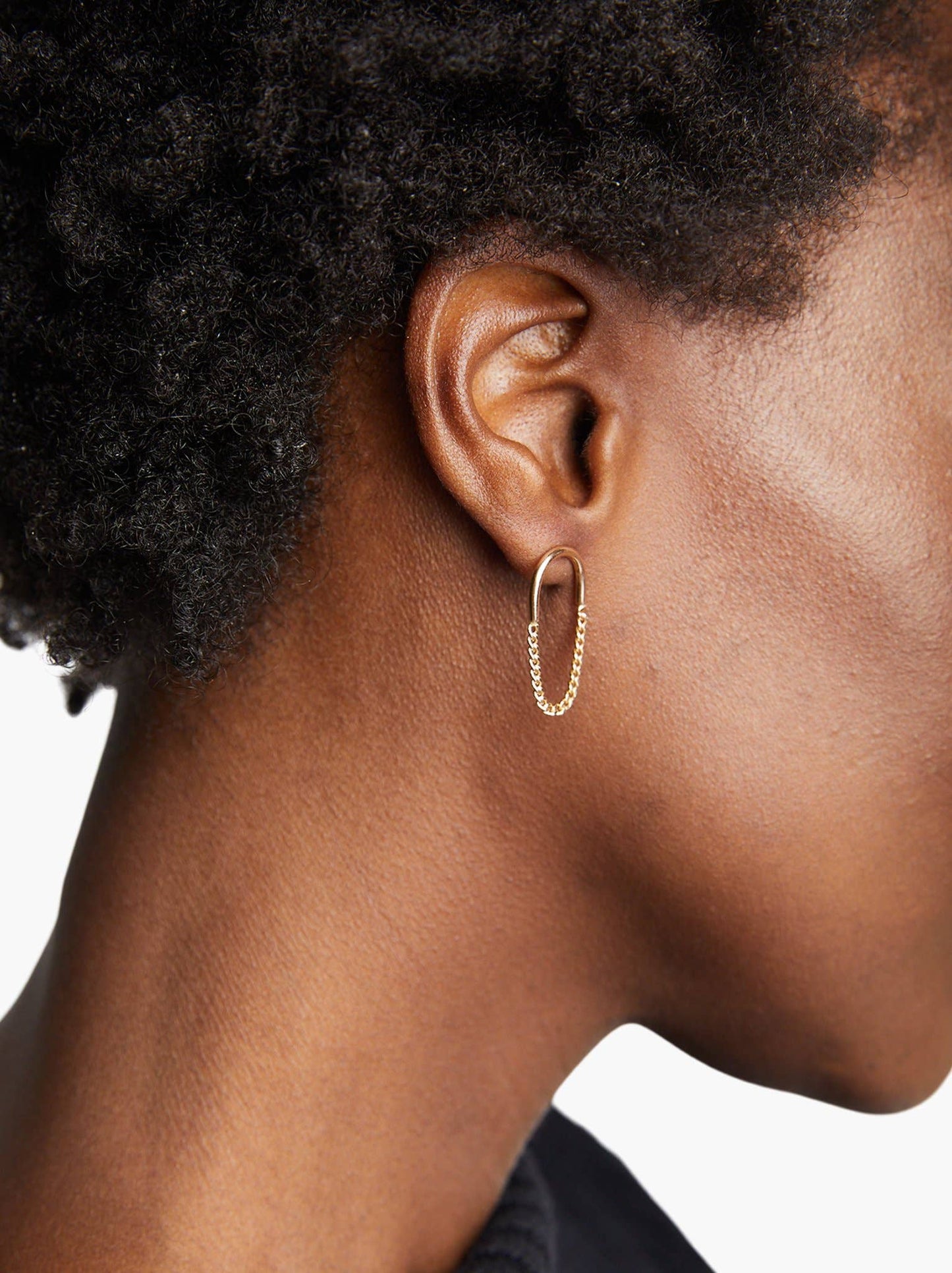 Arc Chain Earring