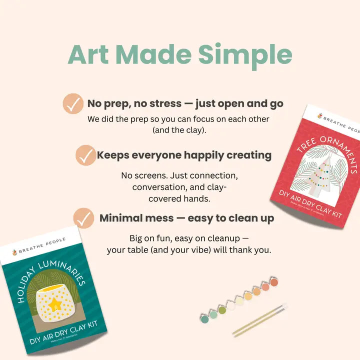 DIY Air-Dry Clay Ornaments