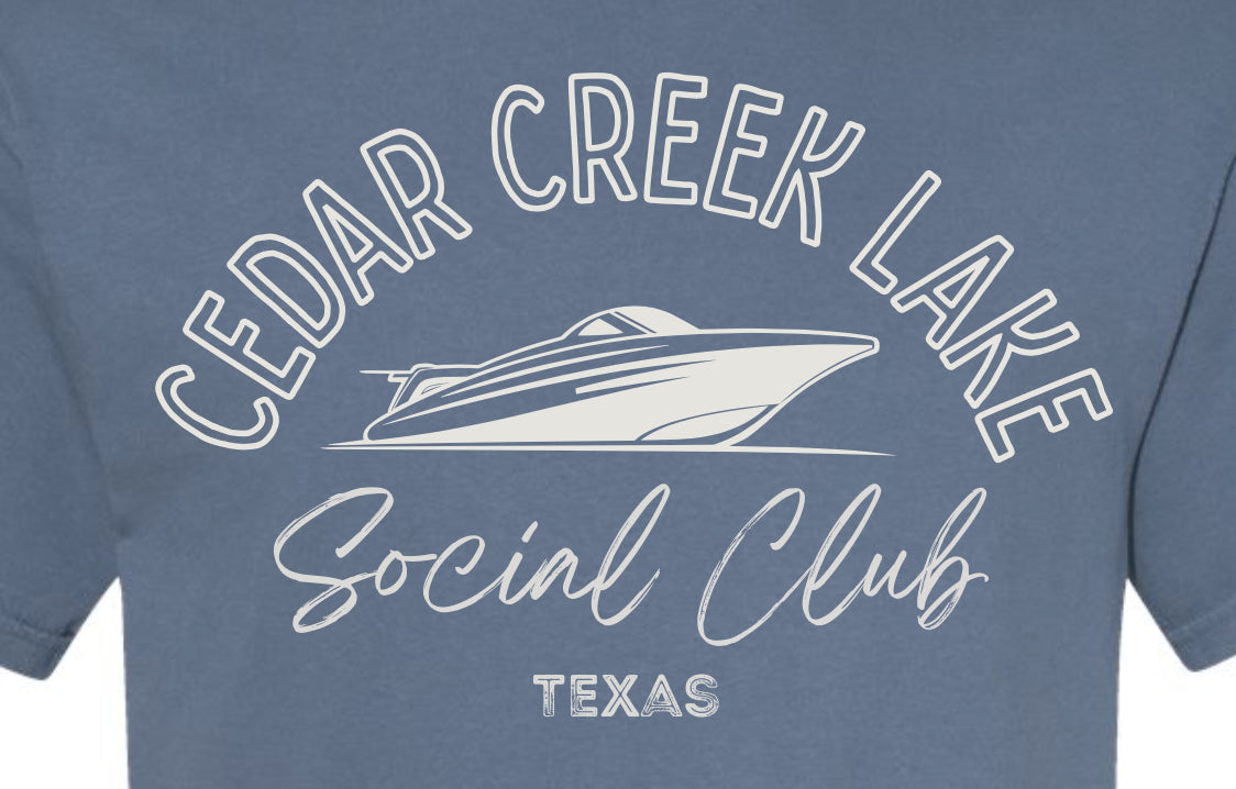 Cedar Creek Lake Social Club Tee