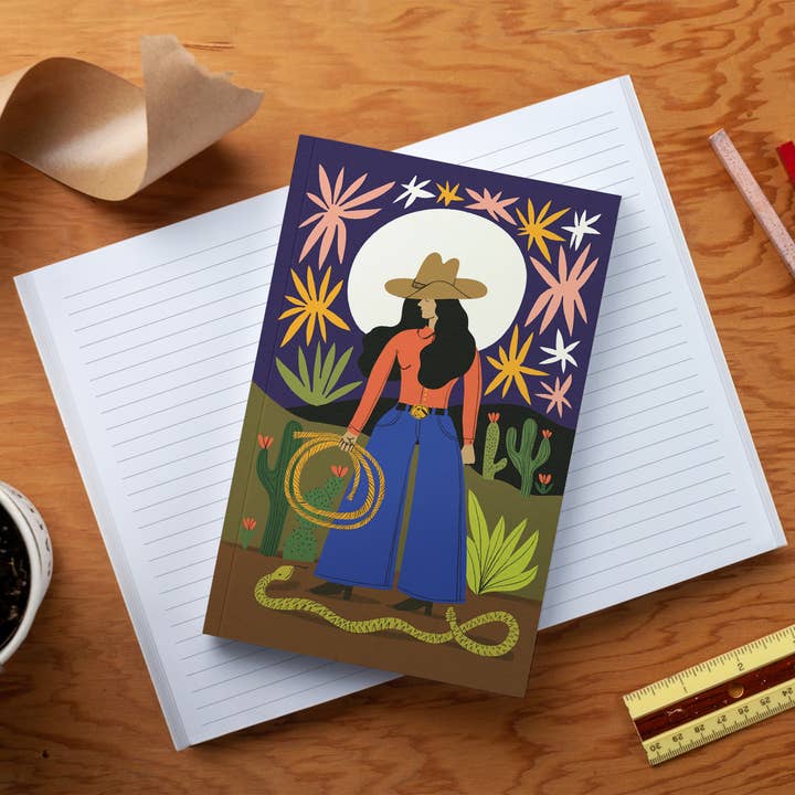 Desert Cowgirl Classic Layflat Notebook