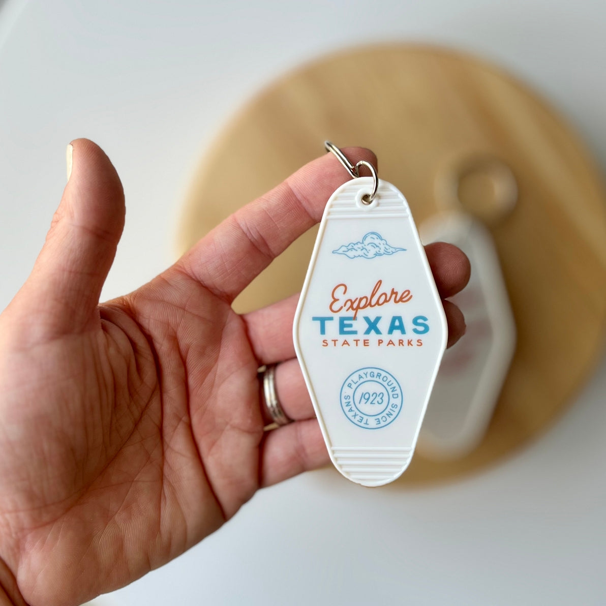 Texas State Parks Keychain