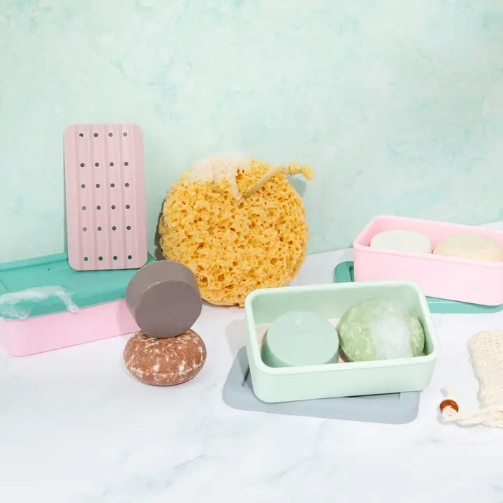 Shampoo + Conditioner Bar Travel Case