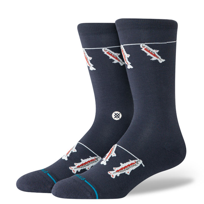 Gone Fishin Crew Socks