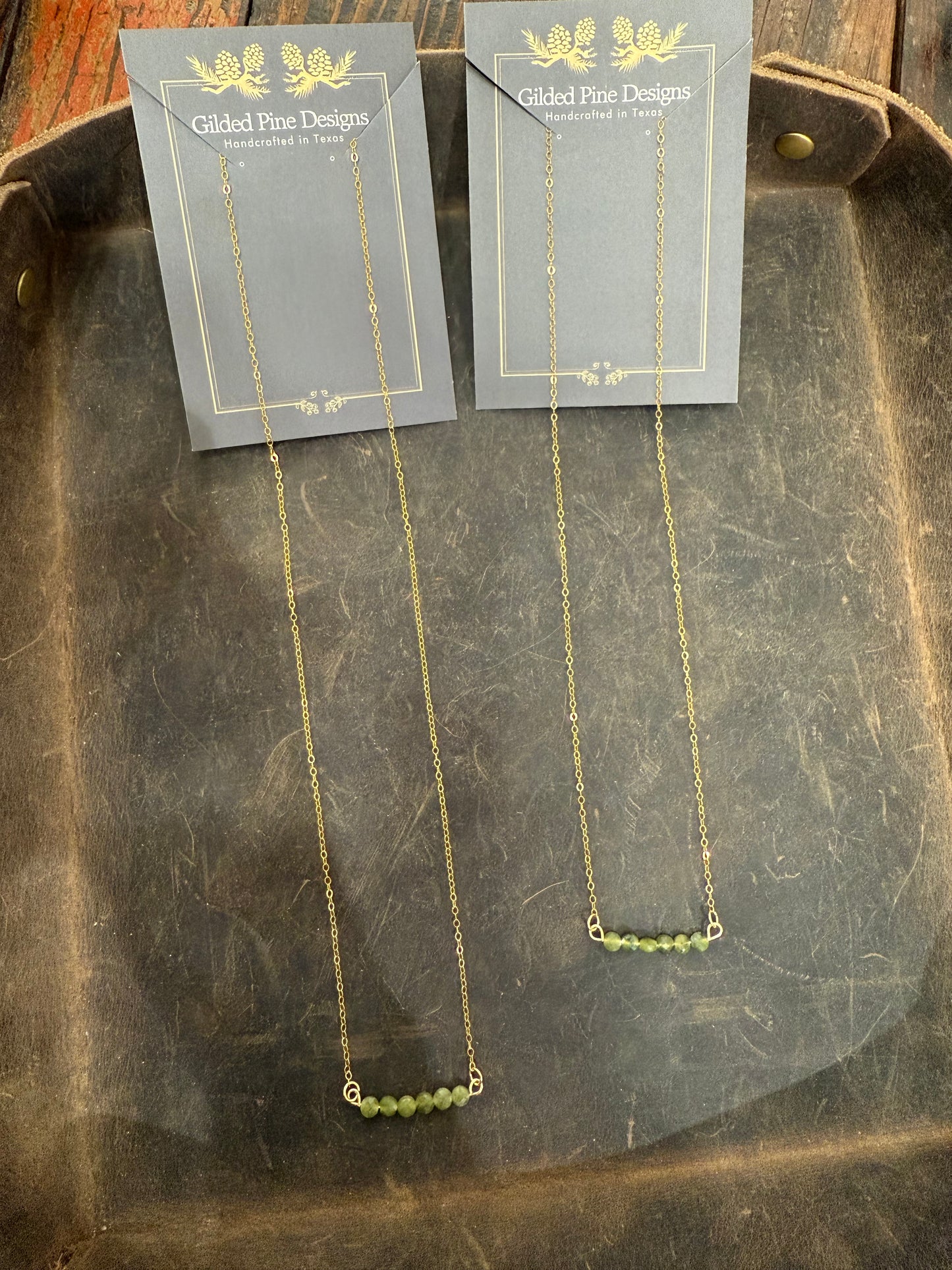 Beaded Bar Necklace