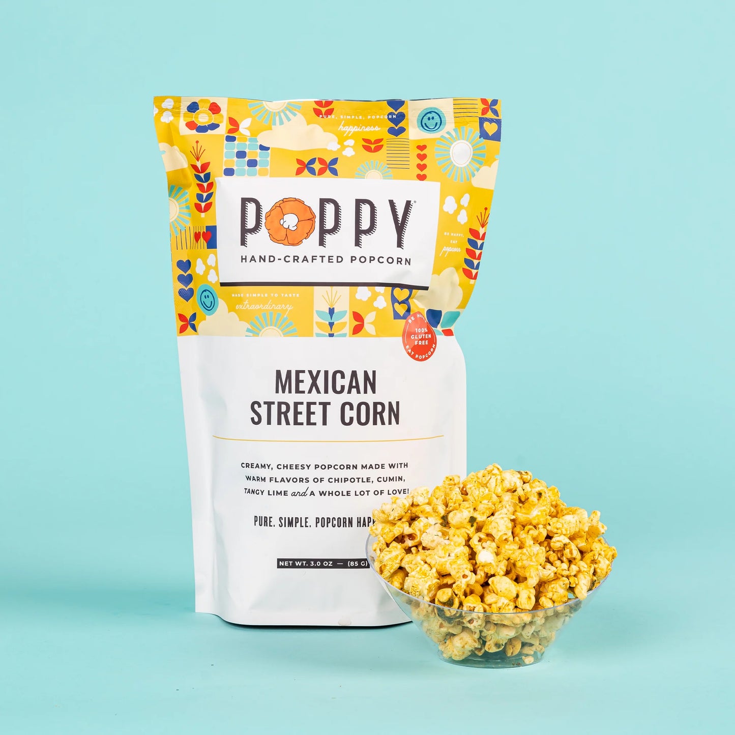 Poppy Popcorn Market Bag