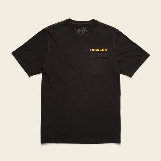 Cotton Pocket T-Shirt- Osprey Prey: Black