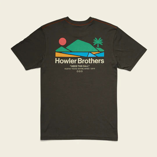 T-Shirt- Bahia de Howler: Antique Black