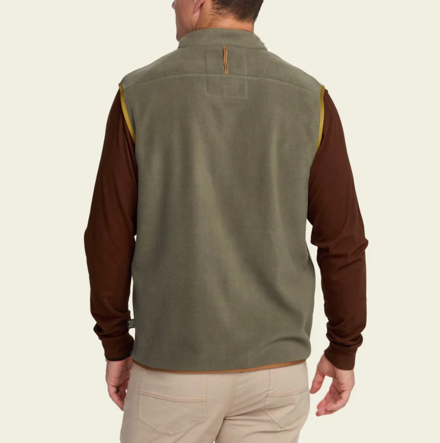 Free Range Fleece Vest - Oregano