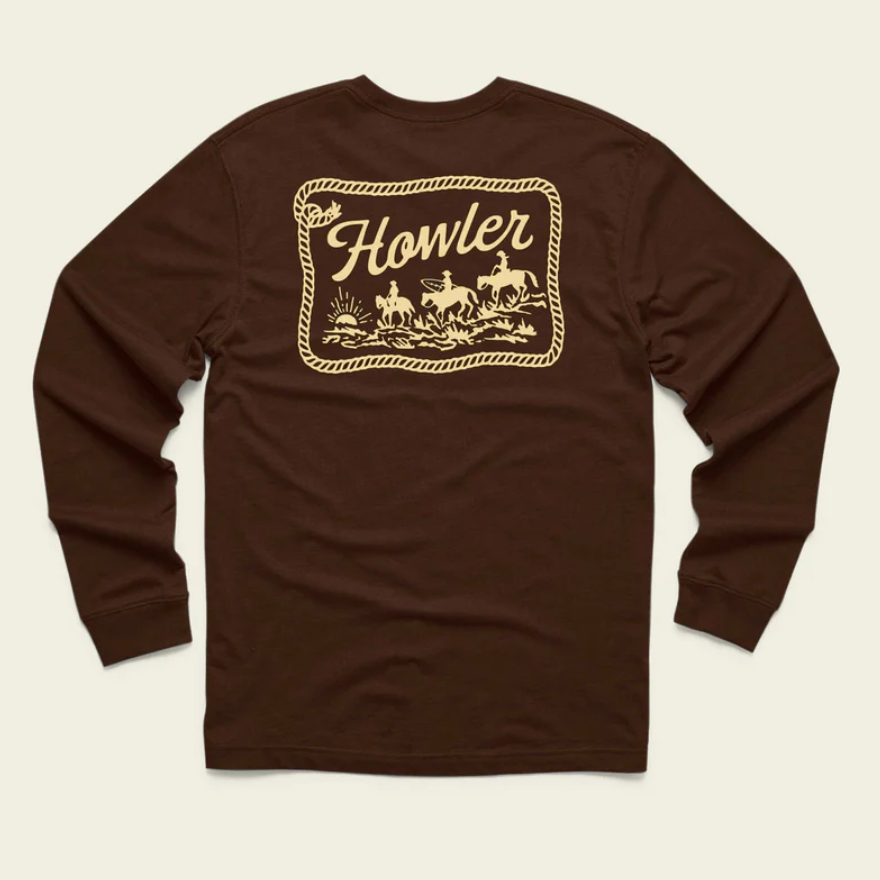 Howler Posse Longsleeve Cotton T-Shirt