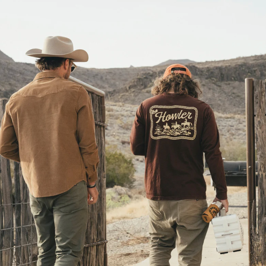 Howler Posse Longsleeve Cotton T-Shirt