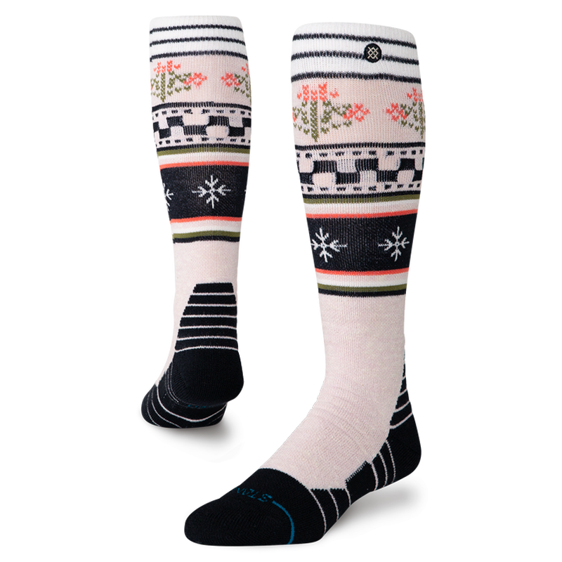 Winter Bloom Crew Socks