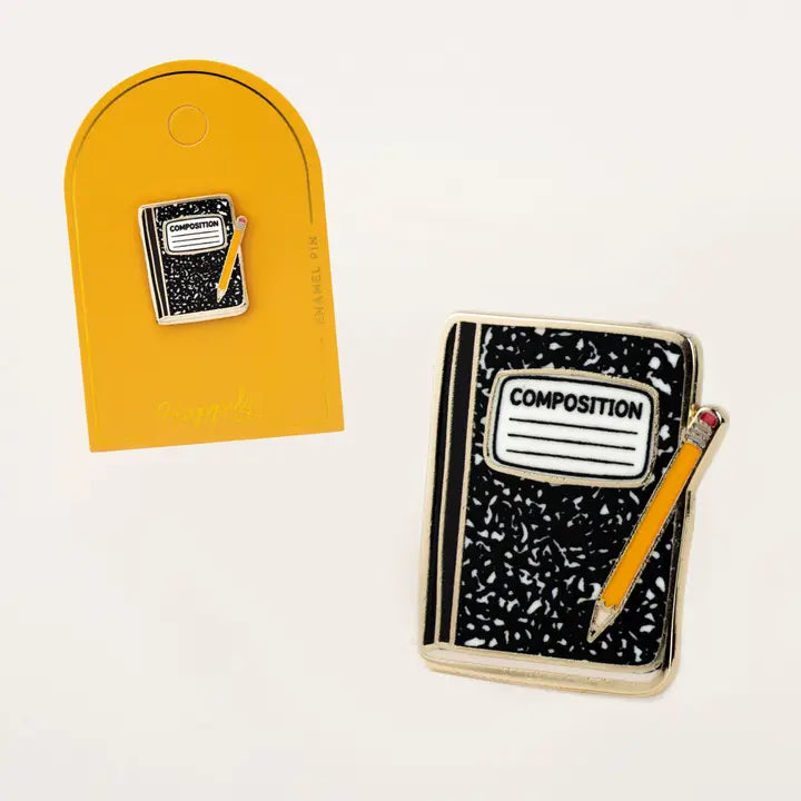 Composition Notebook Pin