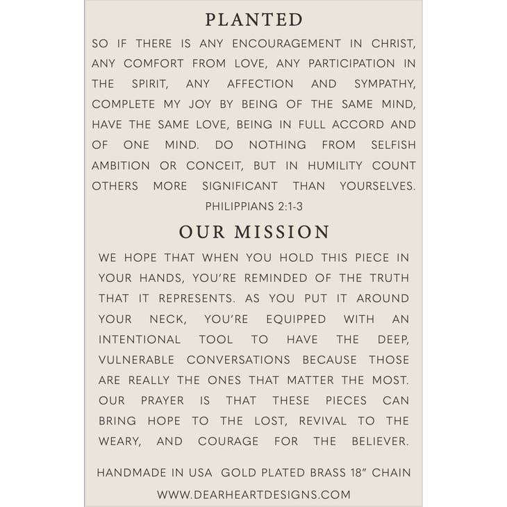Planted Necklace