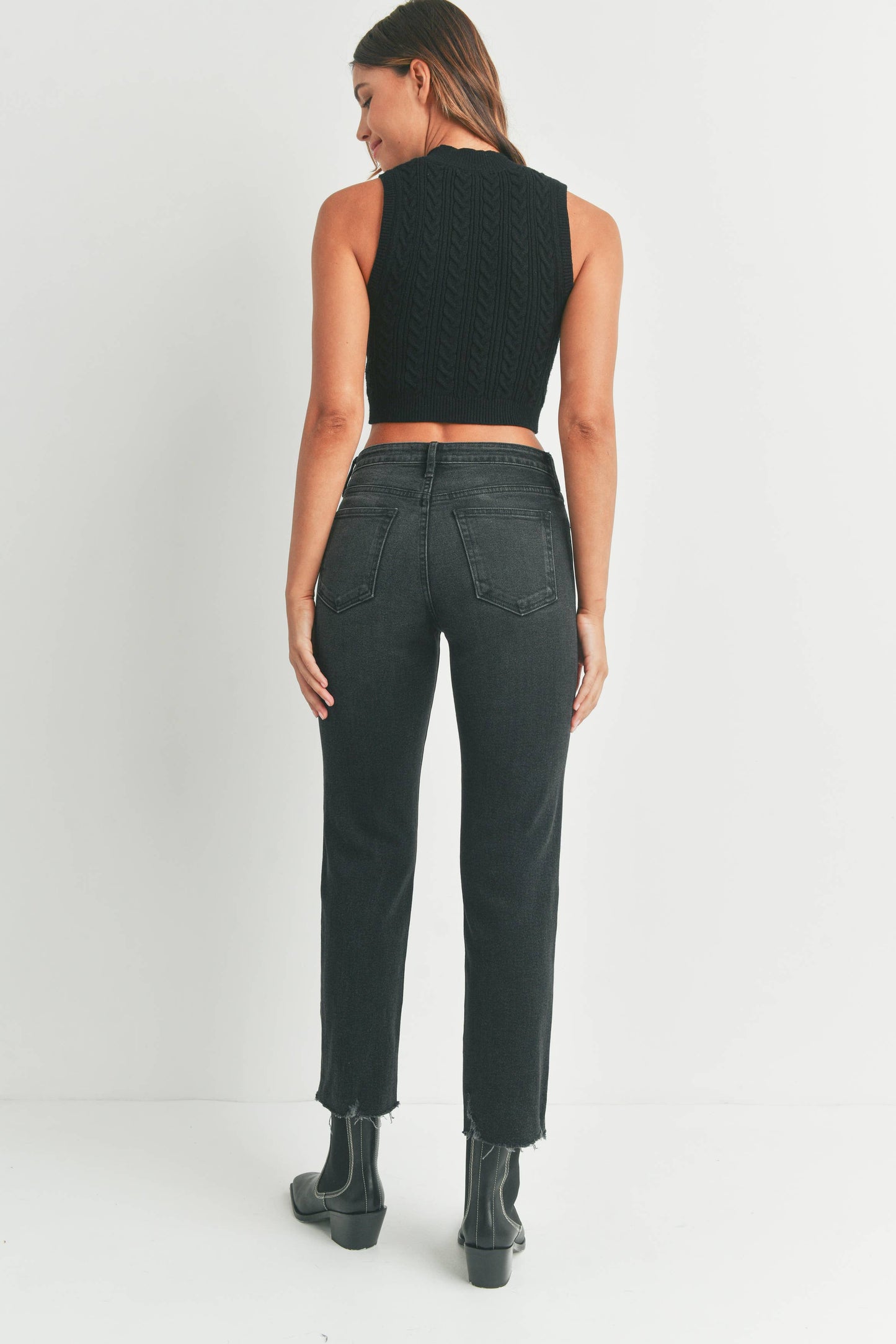 The Vintage Straight - Black