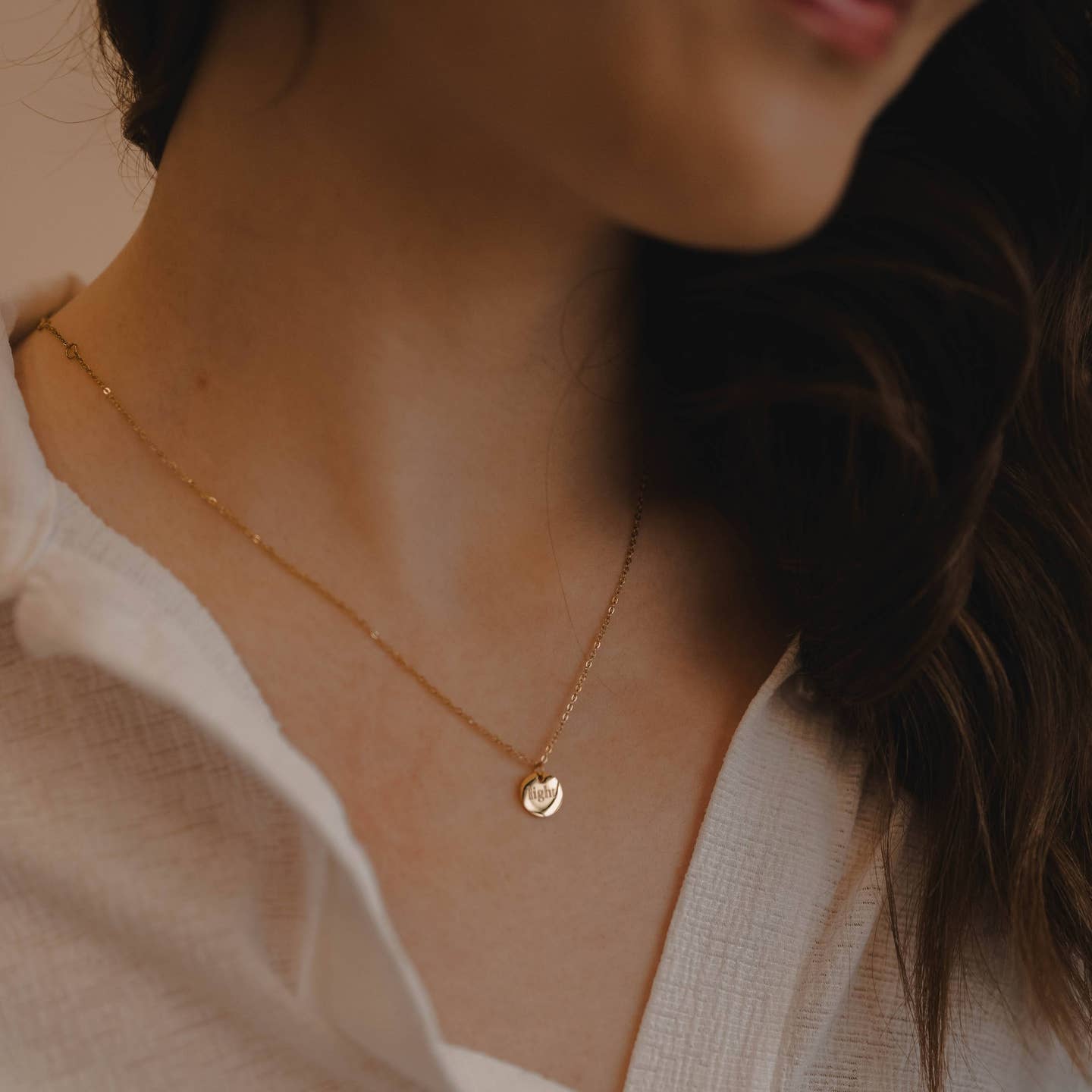 Light Pendant Necklace