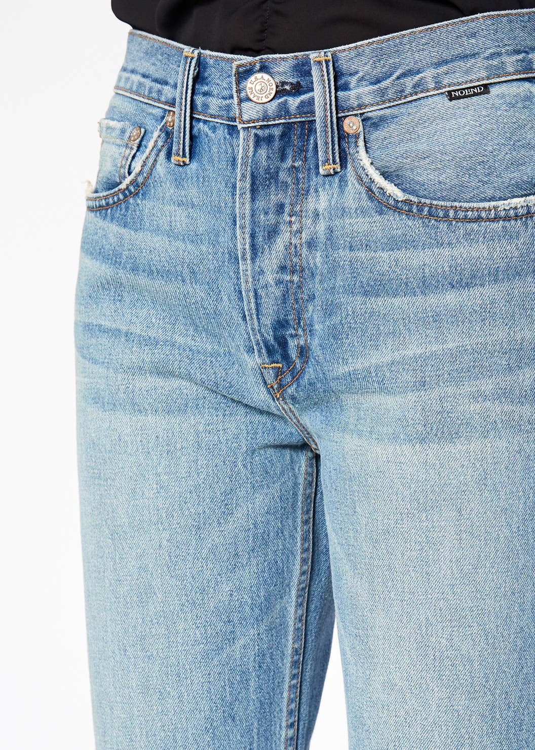 Noend Denim Astoria High Rise Straight Crop