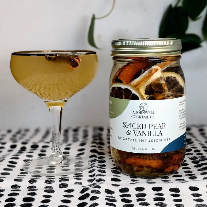 Spiced Pear & Vanilla Cocktail Infusion Kit