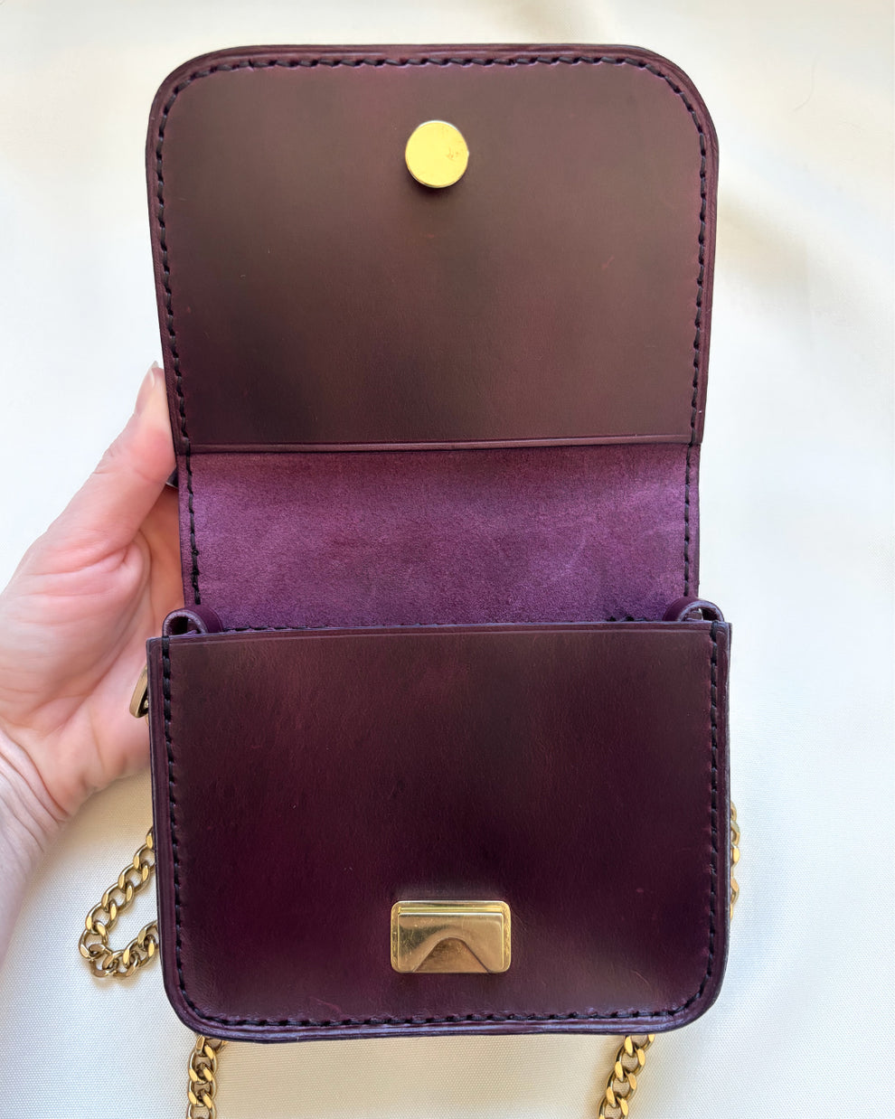 Mini Crossbody - Eggplant