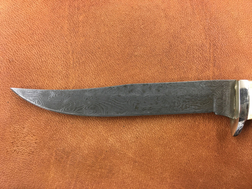 6100D - Damascus Game Knife - 6 1/2"