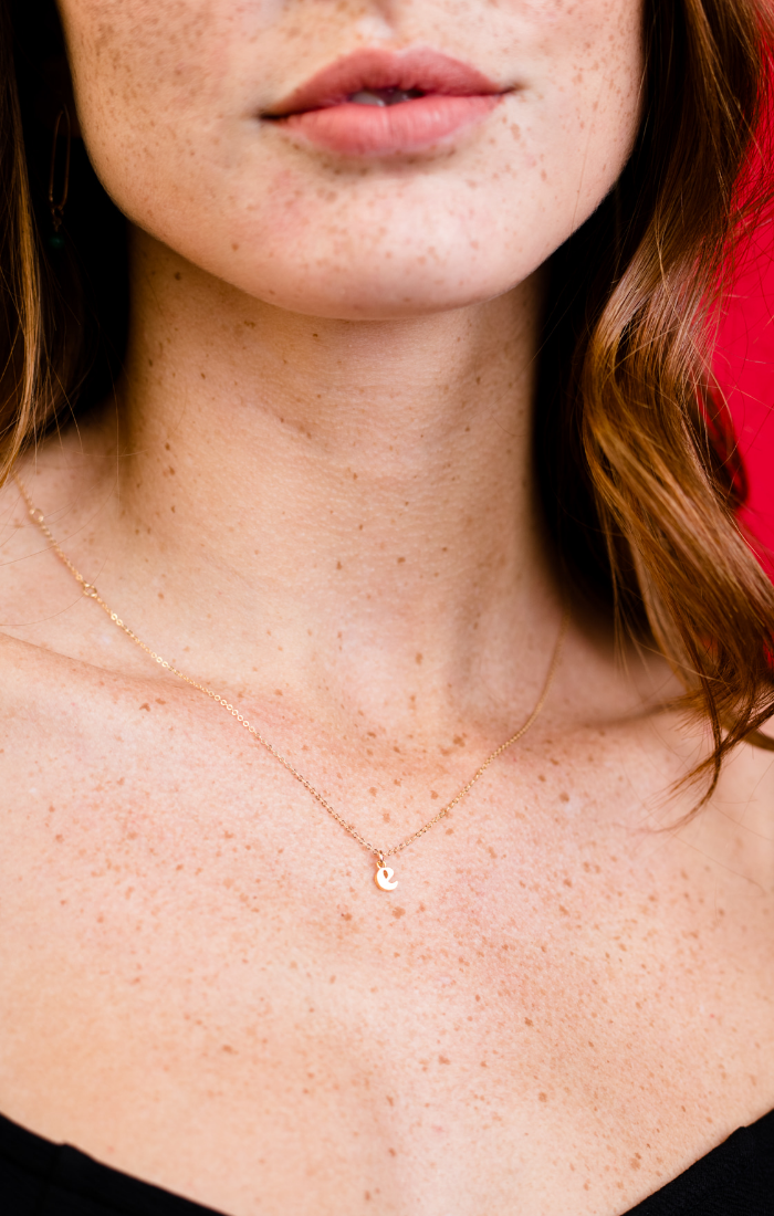 ABLE Lowercase Initial Necklace