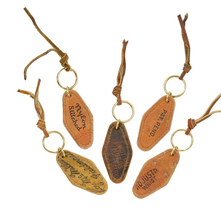 Vintage Baseball Glove Key Fob
