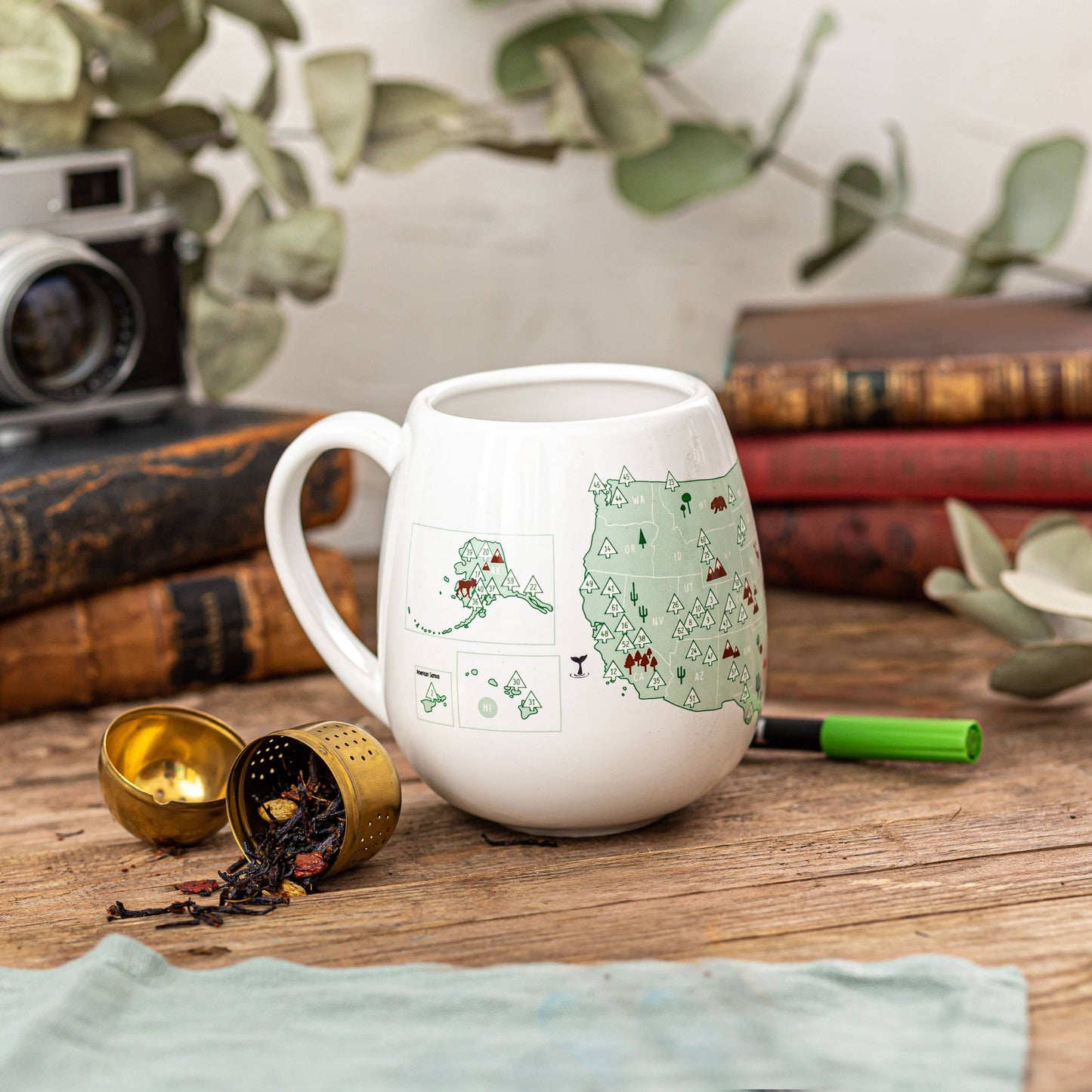 US National Parks Color In Ceramic Mug