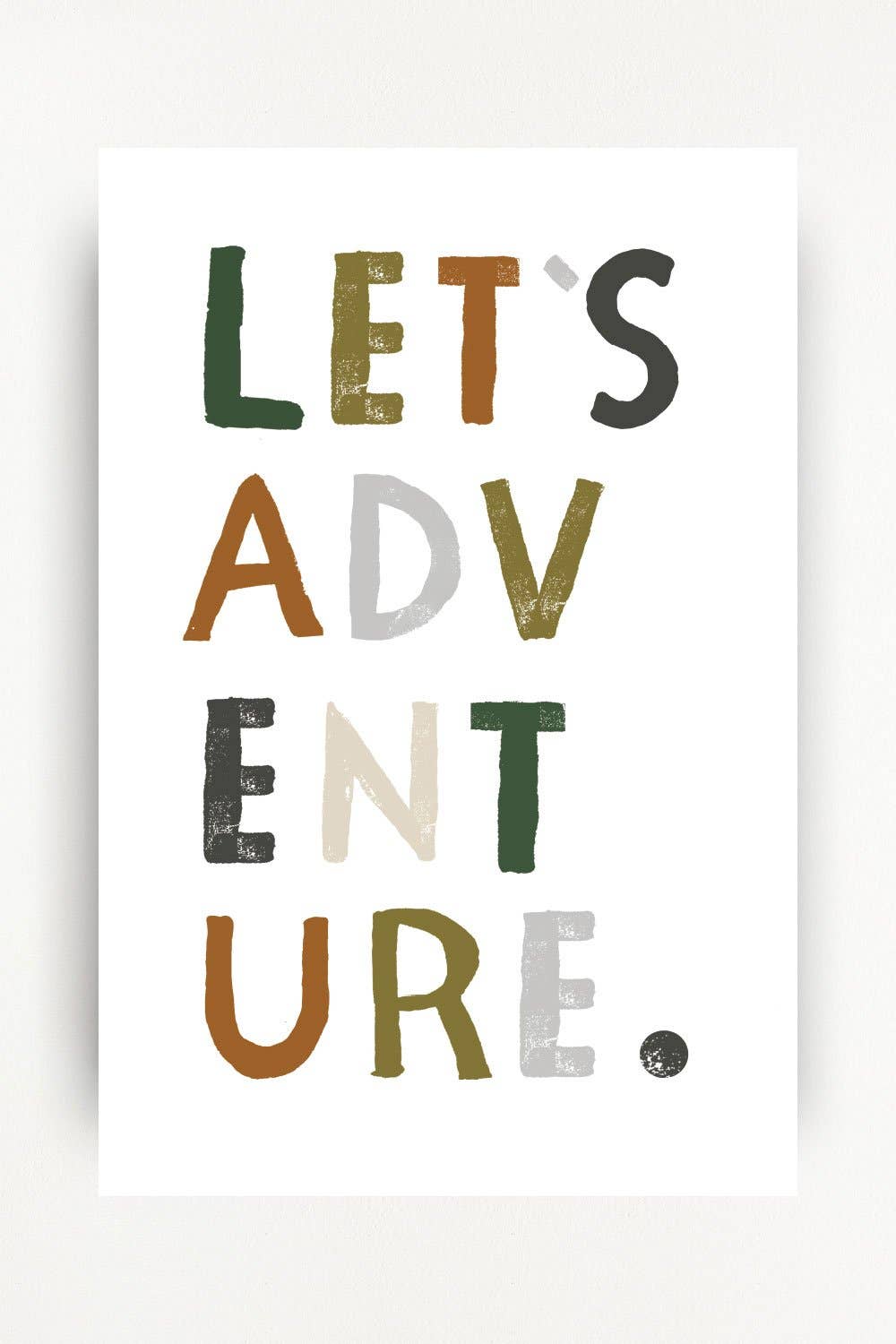 Let's Adventure Art Print