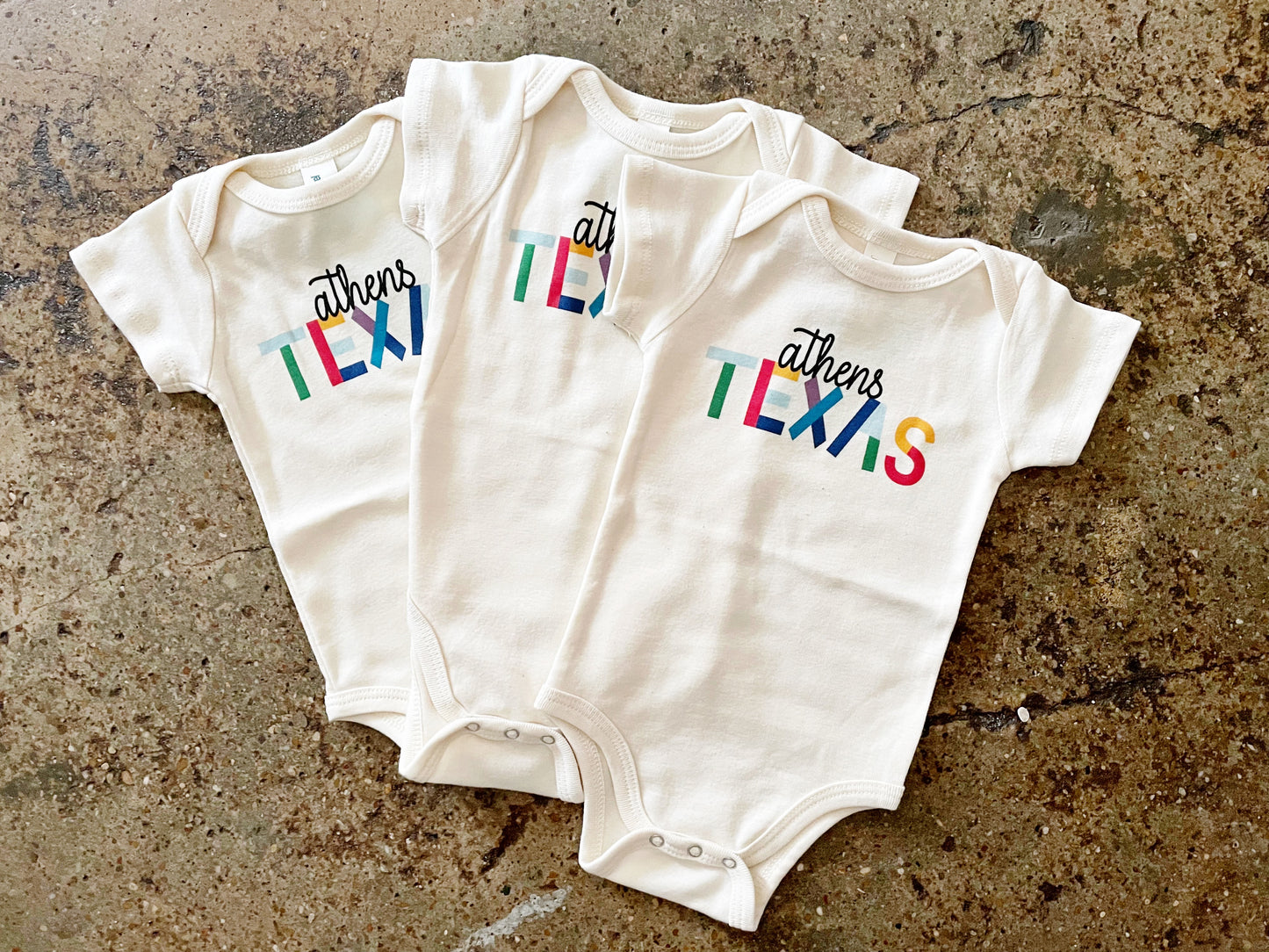 Athens, Texas Baby Onesie