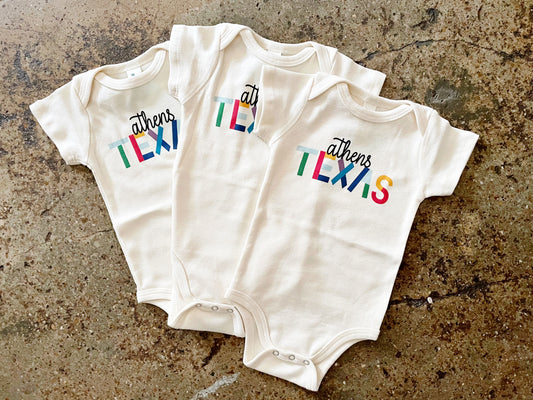 Athens, Texas Baby Onesie