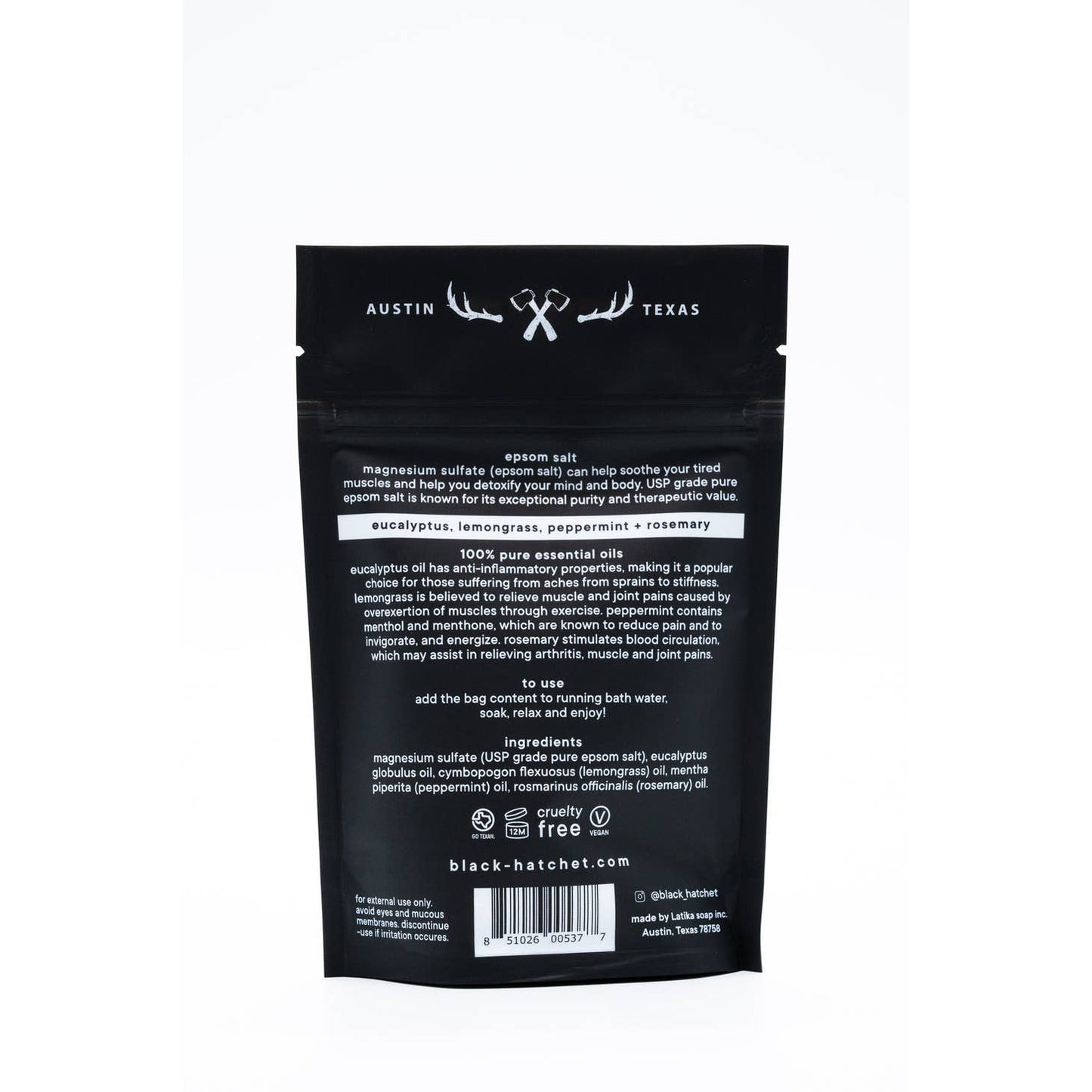 Black Hatchet Bath Soak