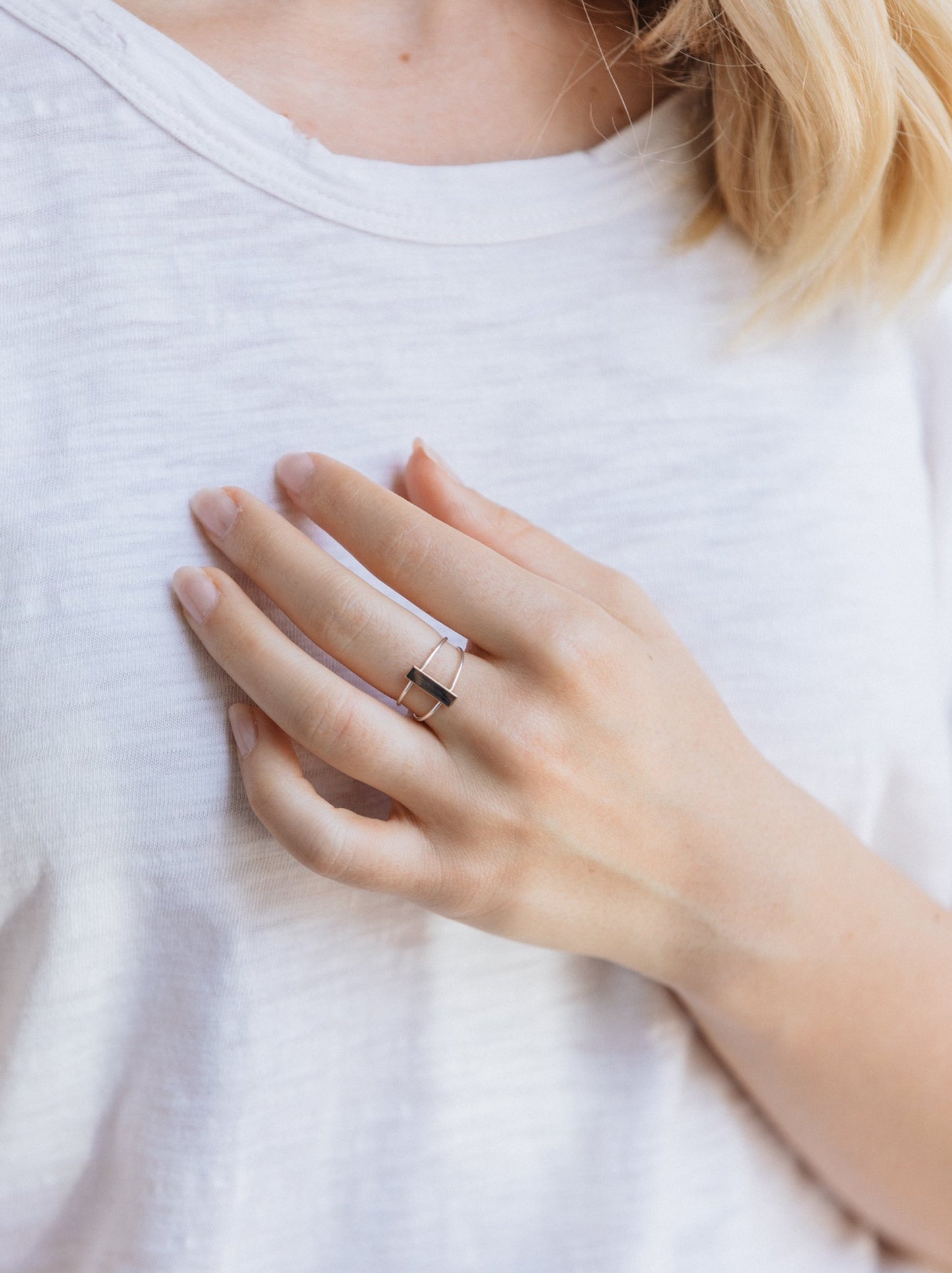 ABLE Bridge Ring Two Tone