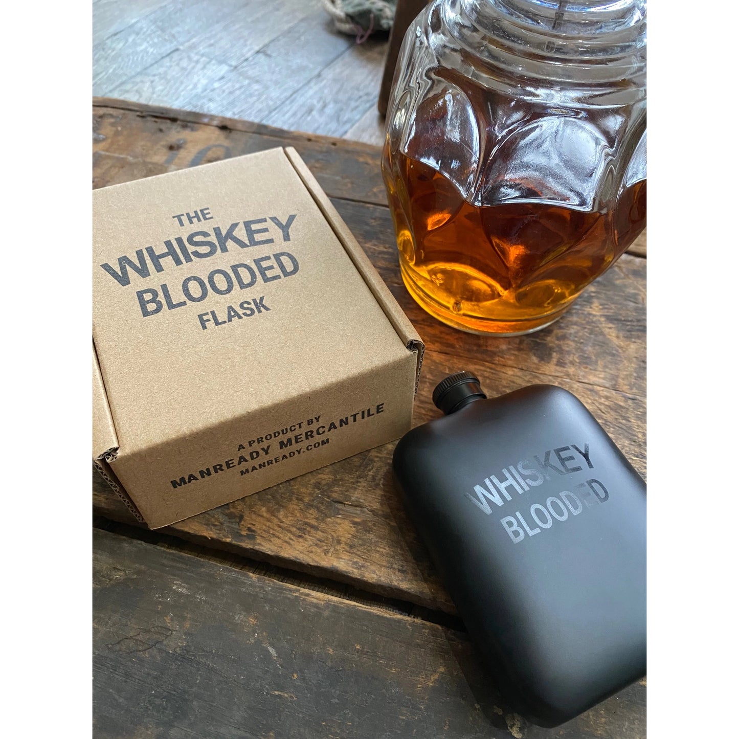 Manready Whiskey Blooded Flask