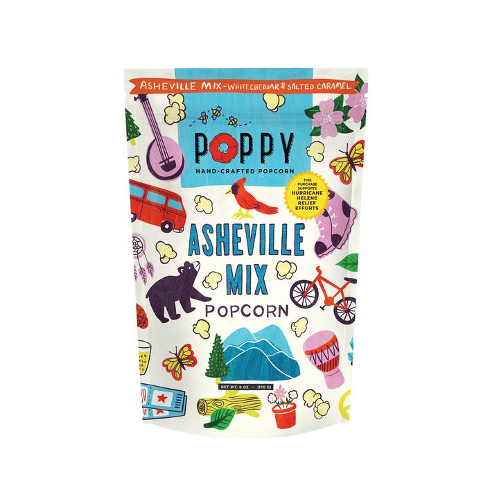 Poppy Popcorn Market Bag