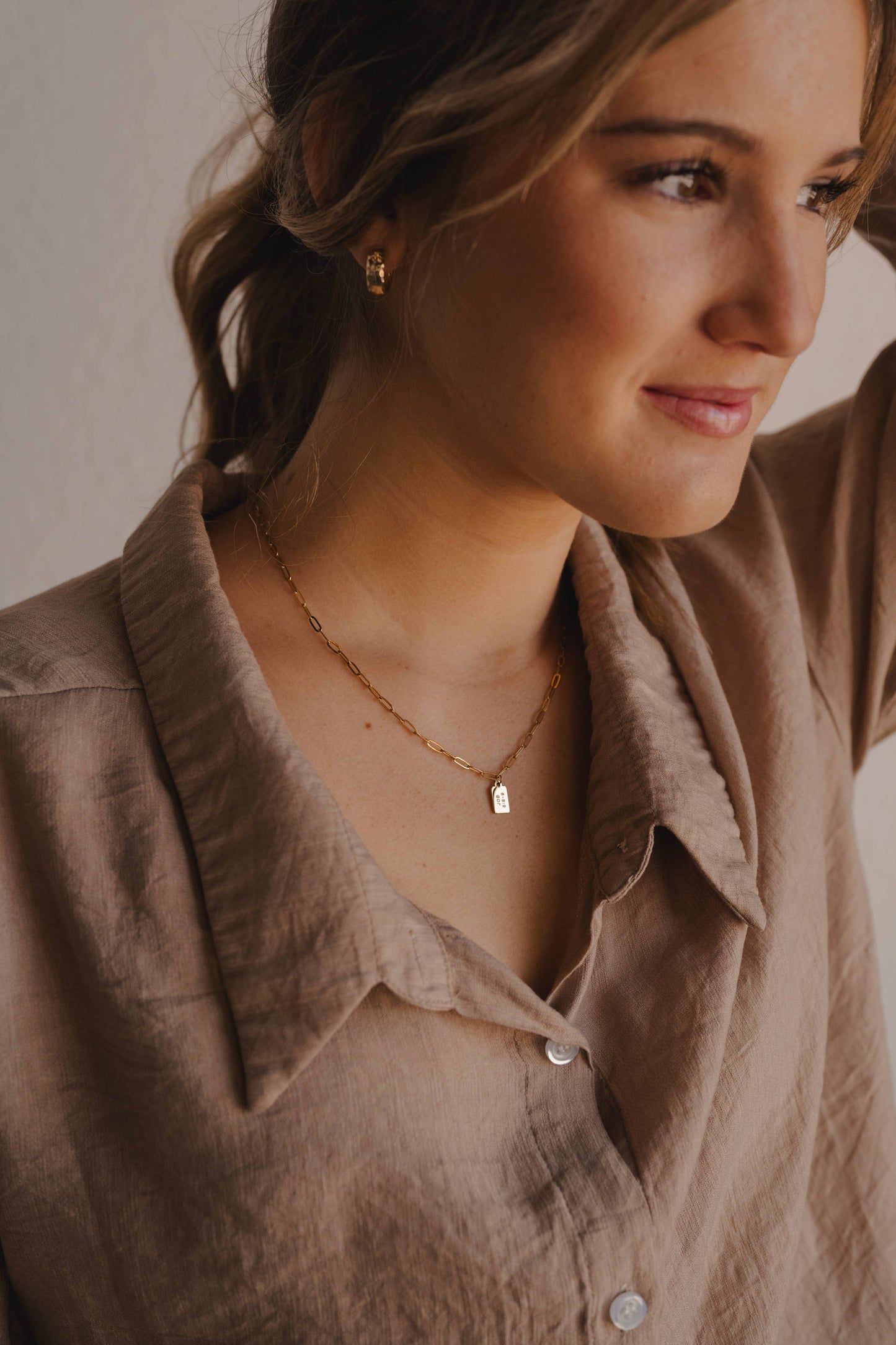 Believe In Miracles Mini Tag Necklace | Christian Jewelry