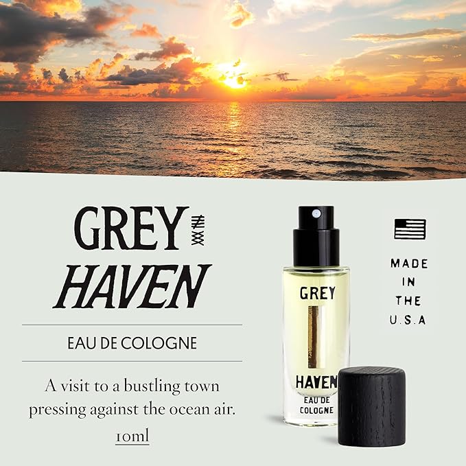 Greyhaven Eau De Cologne | Unisex Aromatic Blend 10ml