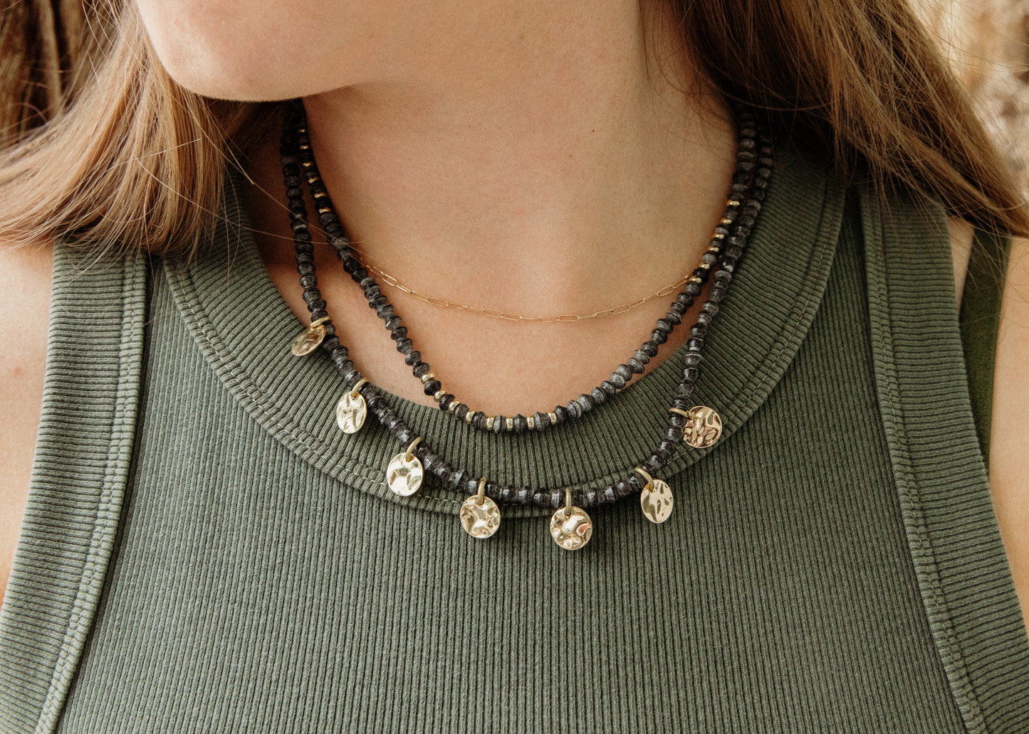 Layering Mini Beads Necklace