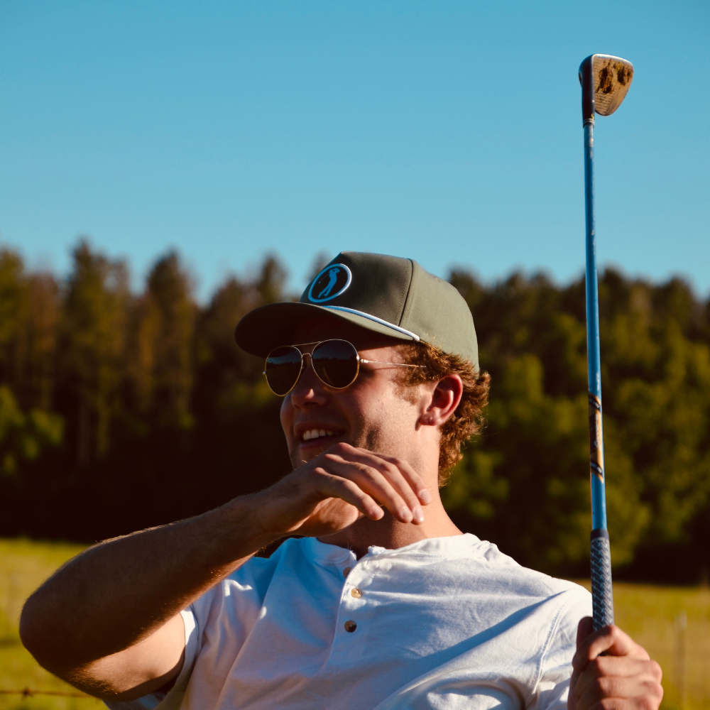 Circle Golfer Roped Hat