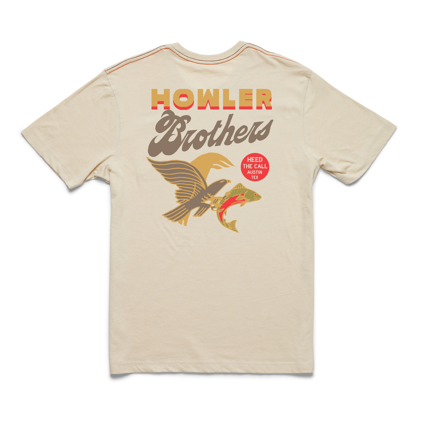 Pocket T-Shirt Osprey Prey:Sand Heather