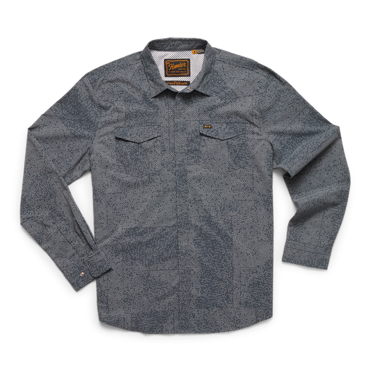 H Bar B Tech Longsleeve - Dot Matrix : Dark Slate