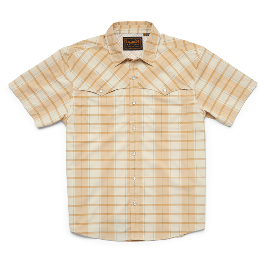 Howler Bros Open Country Tech Shirt Braden Plain: Brown Rice