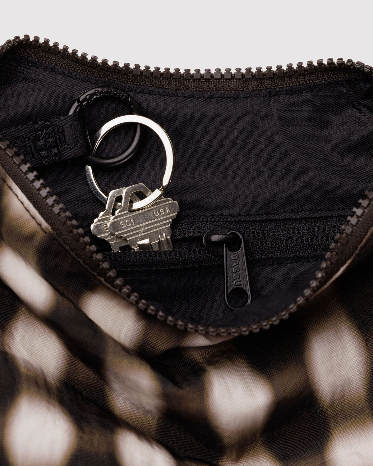 Small Nylon Crescent Bag