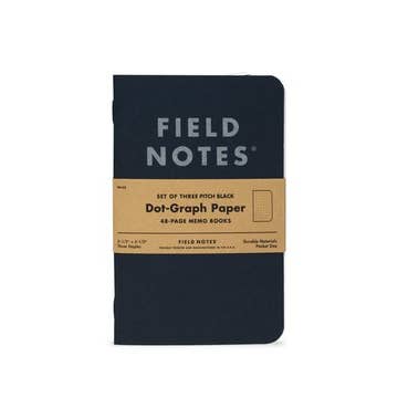 Field Notes Pitch Black Memo Book