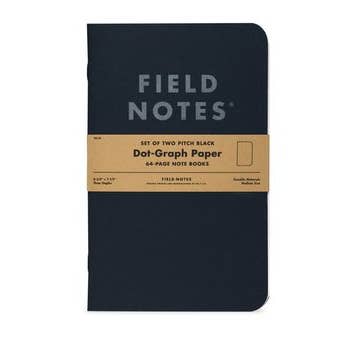 Field Notes Pitch Black Notebook
