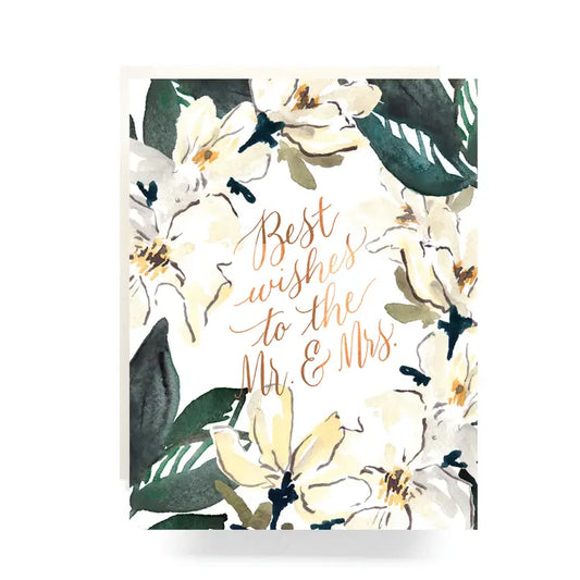 Magnolia Mr & Mrs. Greeting Card