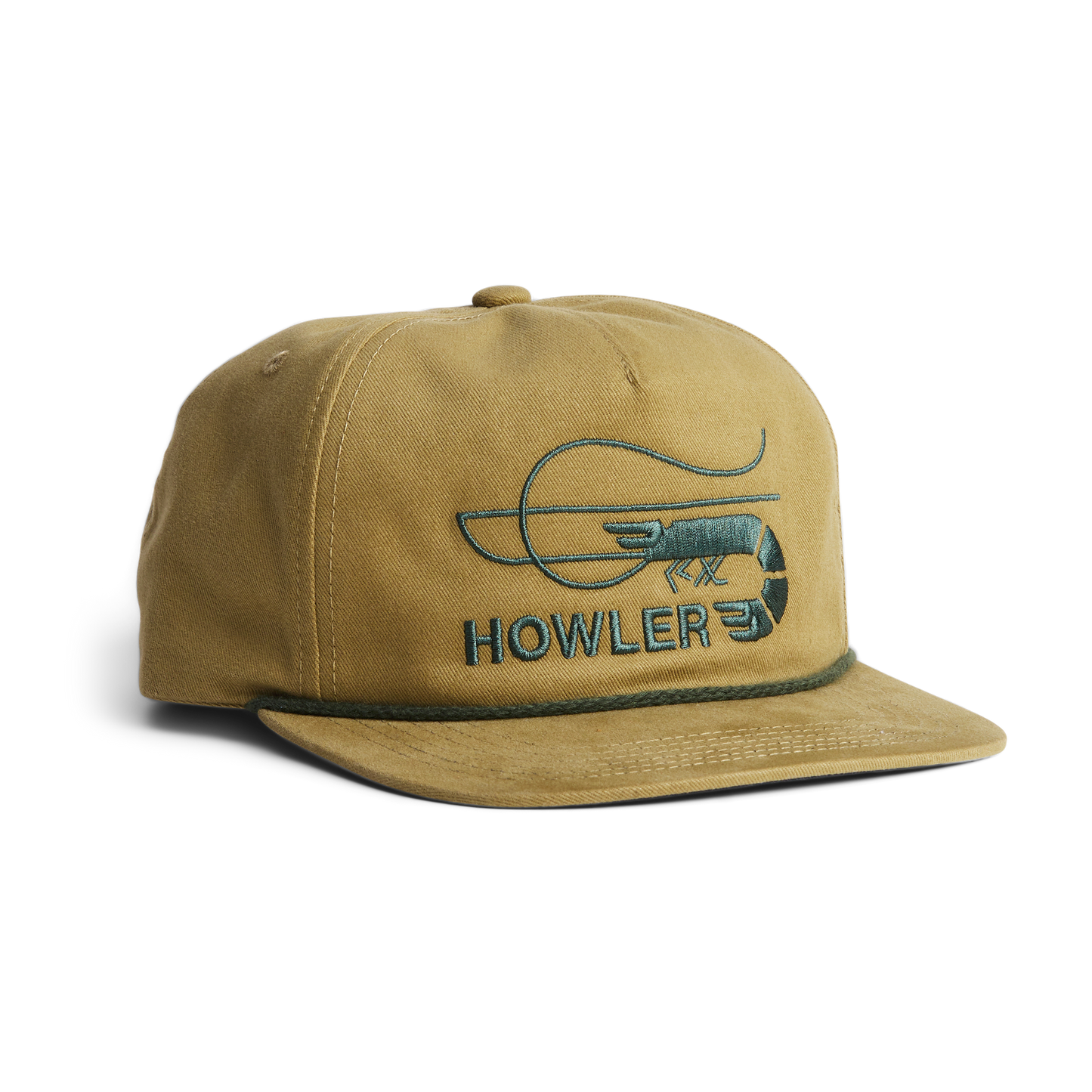 Howler Snapback Hat Skrimp Khaki